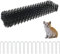 6Stücke Dornengitter Tier-Barriere, Katzenkotmatte mit Spikes Garten Katze Tierabwehr Spike Matte Katzen-Abwehrstreifen Zaunmatte Scat Spike Matte für Garten Zaun Anti-Katzen Hunde Home Spike Matte
