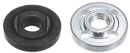 sourcing map Rotationswerkzeug-Flansch-Kontermutter-Set, M10 x 30 mm, Innen-Außen-Schienen, Motorwellenkupplung, Sägeblatt, Flanschmutter