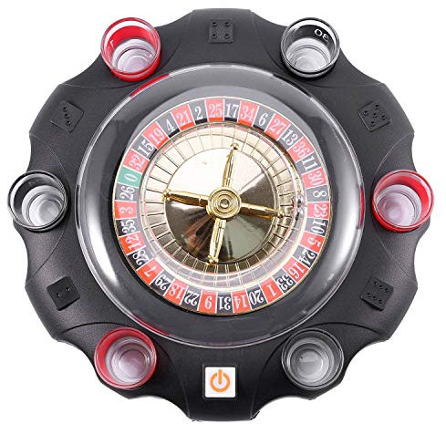 Osmond Elektrisches russisches Glückswein-Set, rund, Ktv Bar, Nachtclub, Requisiten, Lucky Turntable Roulette Wein Drehteller Turn Music