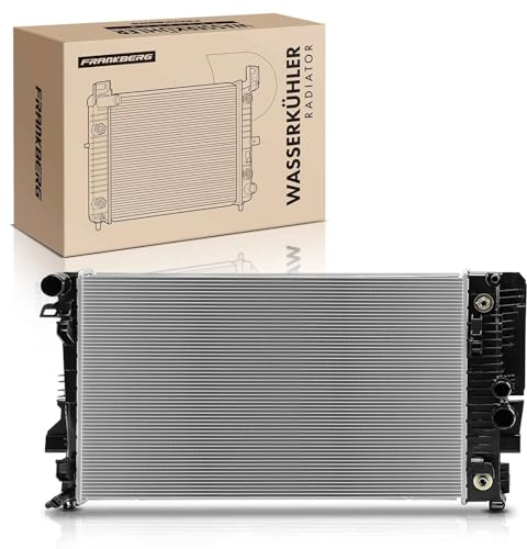 Frankberg 1x Radiador Enfriador de agua Enfriador del Motor Compatible con Viano W639 2.1L-3.7L 2003-2013 Vito Bus W639 109-126 2.1L-3.7L 2003-2014 Vito/Mixto Combi W639 Replace# 6395010701