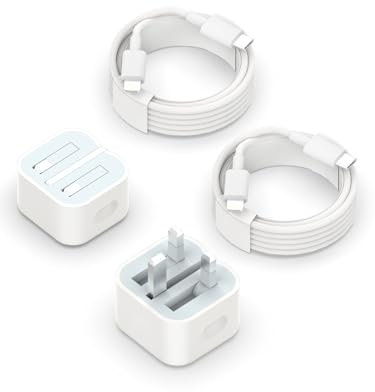 MJXYXCDH 20W iPhone Charger [2 Pack],USB C to Lightning Lead,Type C Fast Charger Plug Compatible with iPhone 14 13 12 Pro Max/Mini/11/XS/SE/8 iPhone Apple Plug Lead C0070