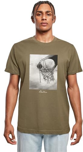 Mister Tee Herren Ballin 2.0 Tee Olive, XL