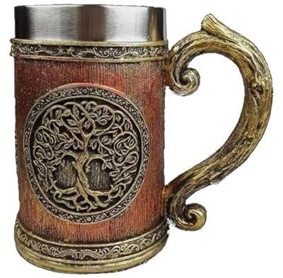 Javaas Thrones of Weirwood Tree House Game Tankard Dragon Mug Ideal Gift