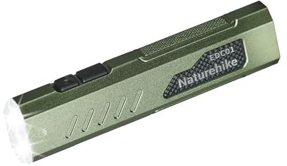 Naturehike EDC01 Mini Flashlight - 1500 Lumens, Compact & Portable, Multiple Brightness Modes, Luminus LED, Magnetic Base, Ideal for Camping, Hiking, Travel, Night Activities (94g, Water Resistant)
