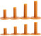 8 Stück Golf Tee Gummi Golf Tees für Driving Range Matten Langlebige Gummi-Wintertees Weiche Gummi Range Tee mit Fit Indoor Outdoor Verschiedene Größen 35mm/42mm/54mm/60mm/65mm/70mm/75mm/80mm