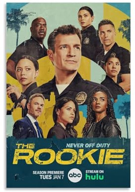 YAWRGJWRG Poster: The Rookie S7, dekoratives Leinwandposter, Wandkunst, Wohnzimmer, modernes Schlafzimmer, Musik-Filmposter, 30x45 cm, ungerahmtes Design