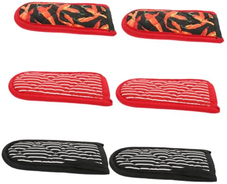 Gatuida 6stücke Topfgriffabdeckung Hitzebeständig Mit Anti-rutsch-Design Für Töpfe Und Pfannen Für Küche Und Backen Für Verschiedene Kochgeschirr