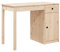 Office Table Küchentisch Klein Beistelltisch Office Desk - Schreibtisch 100x50x75 cm Massivholz Kiefer für Gaming Setup Esszimmer Jugendzimmer Wohnzimmer