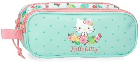 Hello Kitty Floral Hüllen und Zubehör Blau 23x9x7 cm Polyester