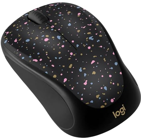 Logitech Compact Wireless Mouse Black Speckle 910-007272