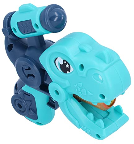 TOPINCN Cartoon Dinosaur Projection Plaything, Night Light Story Projector with Sound and Light Effects, Sensory Play Gadget for Toddlers, Educational Tool for Boys and Girls (Blue)