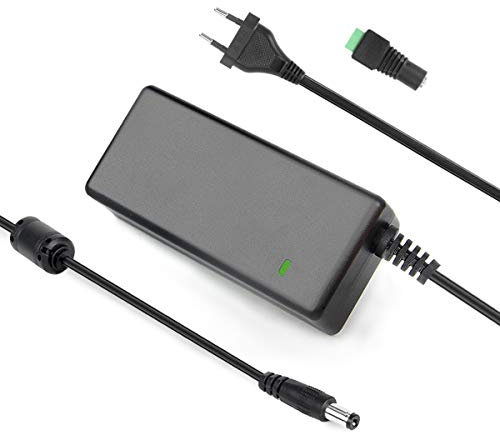 Signcomplex LED Driver 12V 2A Fuente de alimentación, AC 90-240V a DC 12V Adaptador Transformadores de conmutación para LED Strip Adapter 24 vatios MAX, CE/TUV/GS Certificación (Enchufe de la UE)