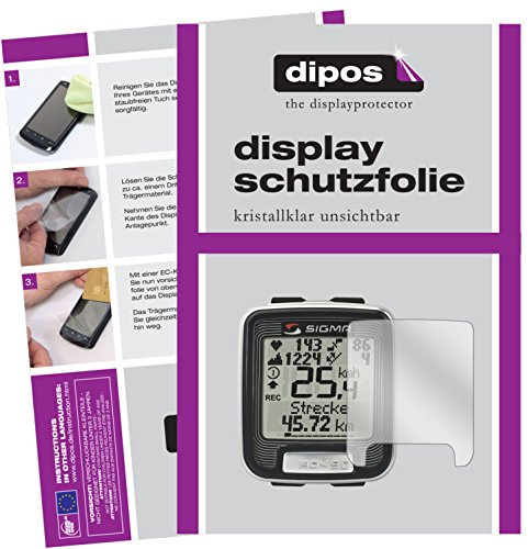 dipos 3x Displayschutzfolie klar für Sigma Rox 9.0