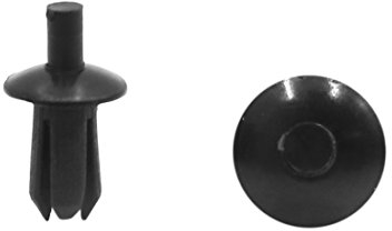 sourcing map 10x Radkasten Radhausschale Spreizniete Befestigung Clips Kunststoffnieten Stoßstangen Kotflügelverschluss Ø 5 mm für BMW E46