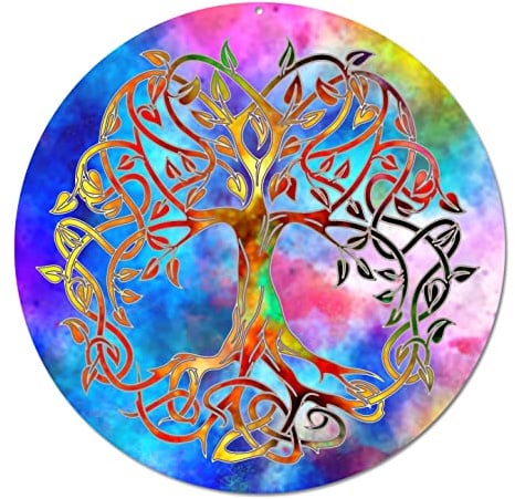 Sonnenfänger  Baum des Lebens  Nr 20. Ø 15 bis 40cm Geschenkidee Dankeschön Weihnachten Geburtstag · Symbol der Liebe · Glücksbringer Lebensbaum · Weltenbaum Fenster Hängedeko Tree of Life