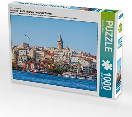 CALVENDO Puzzle EIN Motiv aus dem Kalender Istanbul - die Stadt zwischen Zwei Welten 1000 Teile Puzzle quer | 1000 Teile Lege-Größe 64 x 48 cm Foto-Puzzle für glückliche Stunden