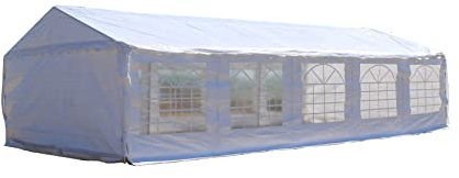 Solycarpa Carpa 10x5 para Exteriores Resistente con Ventanas, Impermeable. Alta Funcionalidad, Económica e Ideal para Jardín, Eventos, Bodas, Feria, Restaurante y Terraza.
