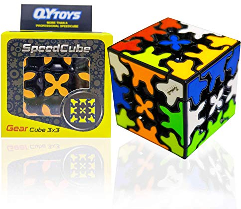 SHONCO Magic Cube, Gear Cube, Speed Cube, 360 Grad drehbarer mechanischer Getriebewürfel, kreativer 3D-Getriebewürfel, Twist-Gehirn-Teaser-Spielzeug, für Kinder und Erwachsene