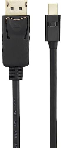Renkforce Mini-DisplayPort / DisplayPort Adapterkabel Mini DisplayPort Stecker, DisplayPort Stecker 1.50 m Schwarz RF-4