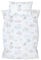 Amilian Kinderbettwäsche 100x135 - Baby Bettwäsche 100x135 in Beige und Grau mit Bär Design, Hochwertige und Weiche 100% Baumwolle - für Ihr Baby