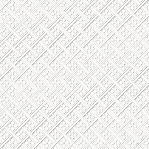 Laura Ashley Mr Jones Paintable White Wallpaper