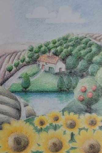 6x9 Notes on an Italian Theme: On The Farm, Italy: 100 page lined journal, notebook or diary