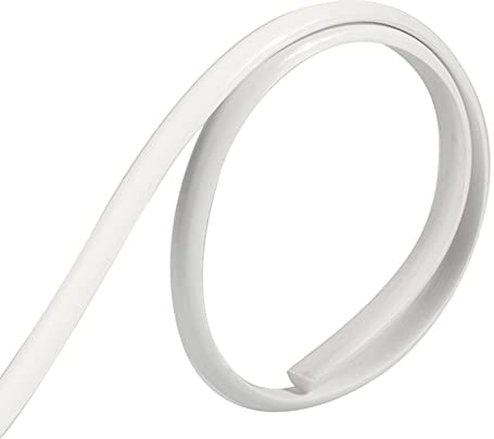 Jaspond 16.5 FT Flexible Molding Trim Self Adhesive, PVC Quadrant Trim, Tile Trims and Edgings, Tile Edging Strip, Peel and Stick Molding Trim, Decoration for Wall Edge, Home Decor