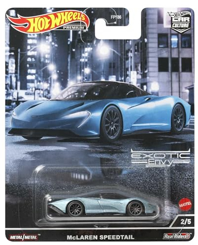 Hot Wheels McLaren Speedtail Light Blue Metallic 1:64 Diecast Car