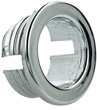 tecuro Überlaufblende Ø 24 mm Abdeckung Ring für Überlaufloch Waschbecken