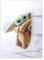 Displate Offiziell Star Wars MetallPoster Magnetische Befestigung Inklusive Lizenziert Bilder Hochwertiges Poster Mandalorian Characters Art - Grogu Peeking In Poster Größe 67.5 cm x 48 cm