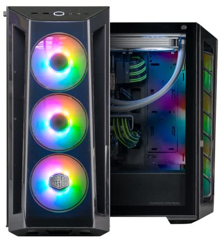Generico OSGAMING BLACK EVO - Pc Gaming i5-13600kf 10 Core fino a 5.10GHz, RTX 4070 12GB, RAM DDR4 32 GB, SSD NVMe 1TB, Dissipatore Liquido 240mm, Win 11 Pro, Pc da Gaming