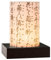 Teelichthalter KIKUJIDO Japanpapier auf Glas mit Sockel aus Massivholz Windlicht H. 11, B. 8,5, T. 8,5, Ø 6 cm