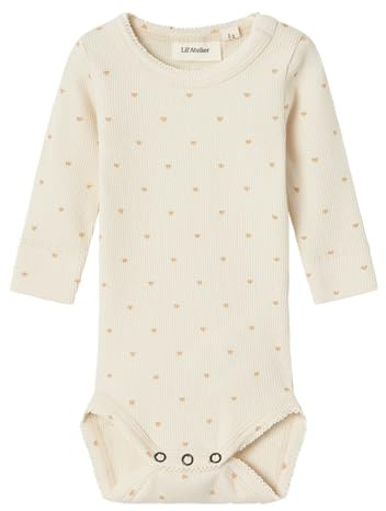 NAME IT Baby - Mädchen Nbfgago Ls Slim Body Lil Noos Langarmbody (1er Pack)