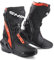 SHIMA VRX-3, Scarpe Moto Uomo - Rinforzate Stivali Moto Uomo in Pelle, Chiusura ATOP, Supporto alla Caviglia, Suola Antiscivolo, Impugnatura del Cambio (Rosso Fluo, 46)