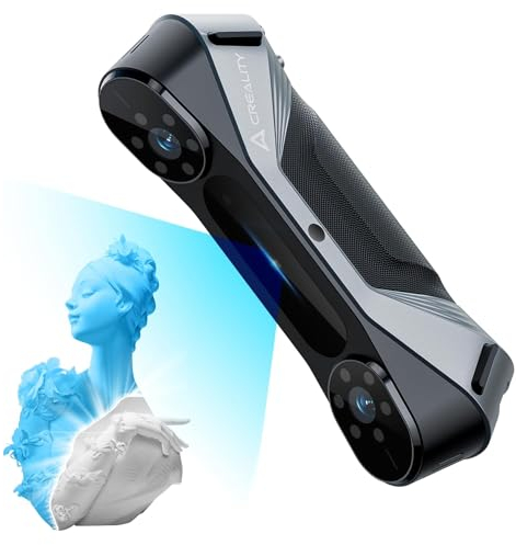 Creality Raptor 3D Scanner, Handscanner mit 0.02mm Genauigkeit, industrielles blaues Licht, Anti-Shake Tracking, bis zu 60FPS Scanning Speed Support 5-2000mm Objekte für Windows Mac