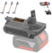 JJXNDO für Dyson V10 Akku Ersatz, V10 Adapter für Bosch Professional 18V System GBA Li-Ionen Akku Konverter für Dyson V10 Akku Arbeit für Dyson V10 Cyclone Animal Absolute Fluffy SV12 Staubsauger