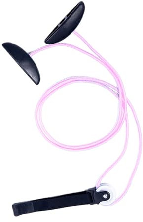 Morain Sports Shoulder Pulley for Physiotherapy - Over Door Exercise Pulley for Injury Rehab, Recovery, Stretching - Rotator Cuff Exerciser for Arm Rehabilitation, Frozen Shoulder, Tendonitis (Pink)