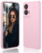 DESSEN Cover per Motorola Moto G85 5G - Liquido Silicone Custodia Antiurto Protezione Case Sottile e Morbida TPU Bumper con Fodera Microfibra Antigraffio, Rosa