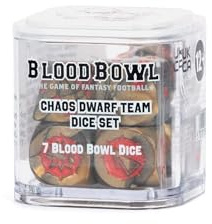Games Workshop - Warhammer - Blood Bowl: Chaos Zwerg Team Würfel
