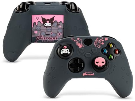 Kuitmor KLM - Funda protectora antideslizante de silicona suave compatible con mando Xbox con 2 tapas de agarre para el pulgar