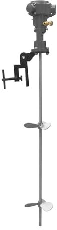 Pneumatischer Mischer für Spachtelpulver, 1/2 PS, tragbarer Betonmischer, 50 – 2000 U/min, manueller Mischer, geräuscharm, zum Mischen von Farbe, Mörtel, Gips, Kitt