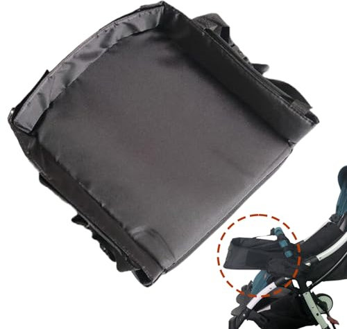 Jeorywoet Kinderwagen Fußruhe 2 in 1 12x14in Verstellbarer Kinderwagenverlängerung Fußstütze mit Schnalle Oxford Stoff Allzweck Kinderwagen Anhang Baby-Sachen, Kinderwagen Fuß Ruhe