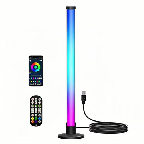 ThreeH Smart LED Light Bar APP and Remote Control USB Connected 16 Million RGB Colors Changing Timer Setting for PC Room Gaming TV Backlight