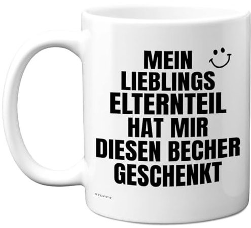 Taza de regalo de mi padre favorito para hijo, hija, regalo de cumpleaños divertido para hijo hija, idea de regalo – Taza de café de cerámica de 11 oz apta para lavavajillas, regalo de papá mamá