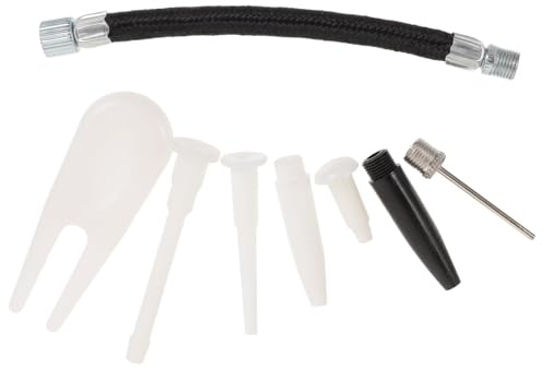 iplusmile Sommerurlaub Zubehör für Aufblasgeräte 5 Satz Latex Gymnastikball Abzieher und Basketballnadel mit Stabilem Stecker für Pilates Ball und Balance Training