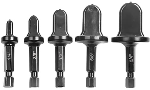 5 Stk Bördelgerät Klimaanlage, Kupferrohr Expander, Rohraufweiter, Klimaanlage Werkzeug, Bördelwerkzeug für Klimaanlageninstallation Wartung(1/4, 3/8, 1/2, 5/8, 3/4 Zoll)