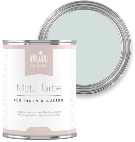 miafarben Metallfarbe ohne Schleifen matt 750ml (Leiser Waldhauch)