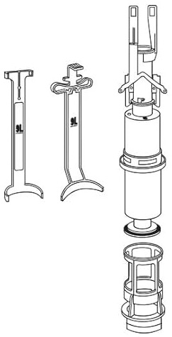 Mepa Ablaufventil-Set SC (Heberglocke, für UP-Spülkästen Typ: A12, alle Modelle / E11-E21-E31) 590785
