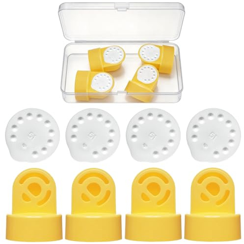 Replacement Valves and Membranes for Medela Breast Pumps (4-Pack) – BPA-Free Food-Grade Silicone Parts Compatible with Pump in Style, Swing, Lactina, Symphony, Harmony