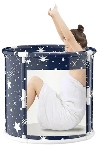 pliante pour adultes, portable - Bain à remous pliable pour intérieur et extérieur - pour adultes, baignoires indépendantes, chaud